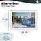 Stupell Industries Winter Mountain Lake Framed Print Under Glass, design by Petal Prints Design